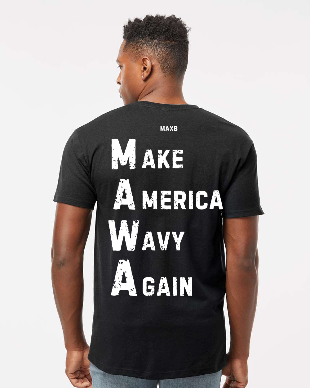 -M.A.W.A Barcode Tee-Black