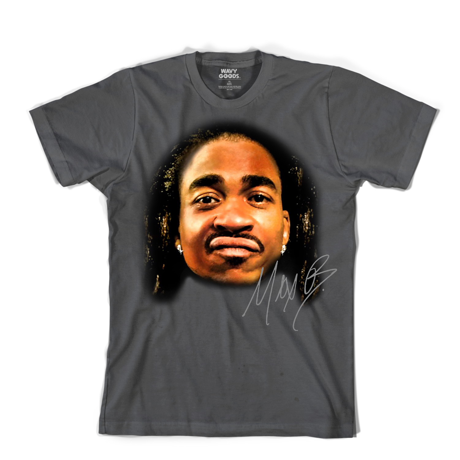 max-b-face-tee-charcoal-heather-grey