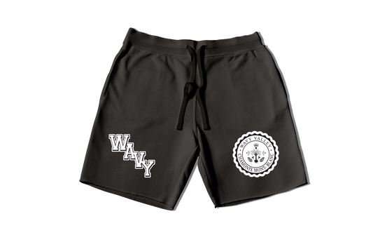-WAVY Crest Shorts-Black