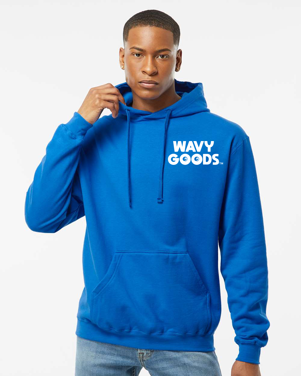Wavy Goods Logo Hoodie Royal