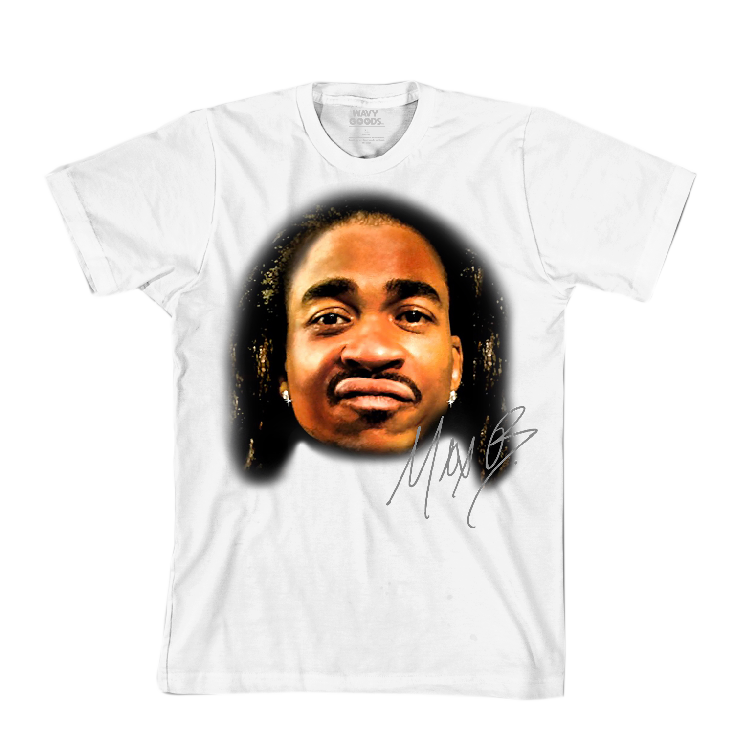 max-b-face-tee-white